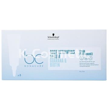 BC BONACURE ROOT ACTIVATING SERUM GUARANA & BIOTIN 8X7ML - Imagen 1