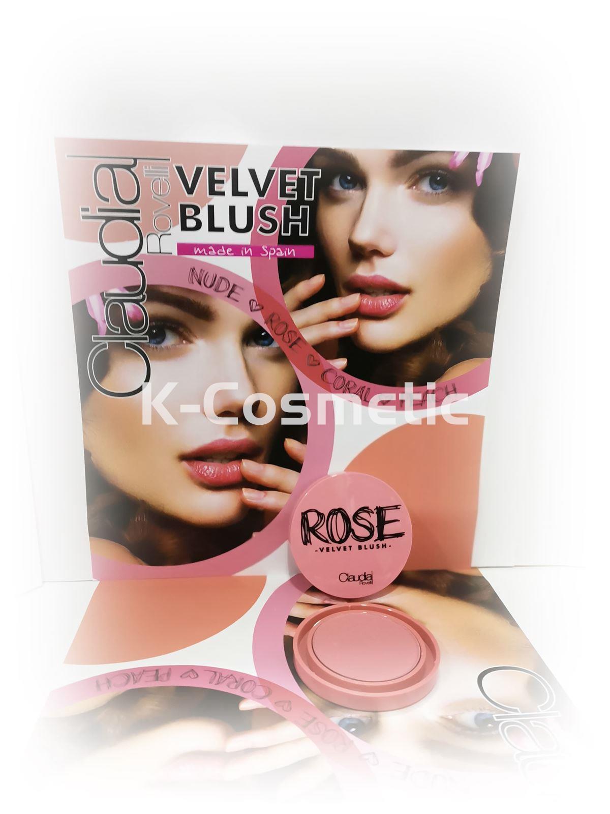 COLORETE VELVET BLUSH ROSE CLAUDIA ROVELLI - Imagen 1