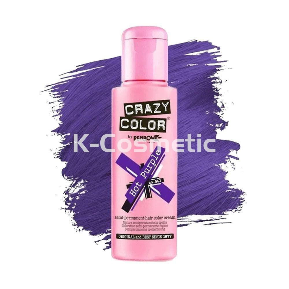 CRAZY COLOR Nº 62 HOT PURPLE 100ML - Imagen 1