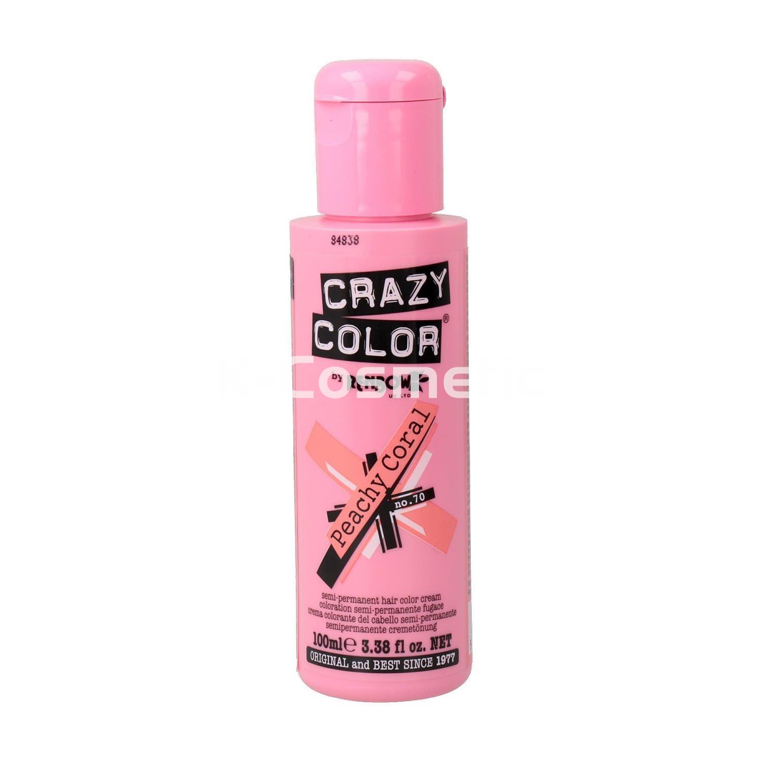 CRAZY COLOR Nº 70 PEACHY CORAL 100ML - Imagen 1