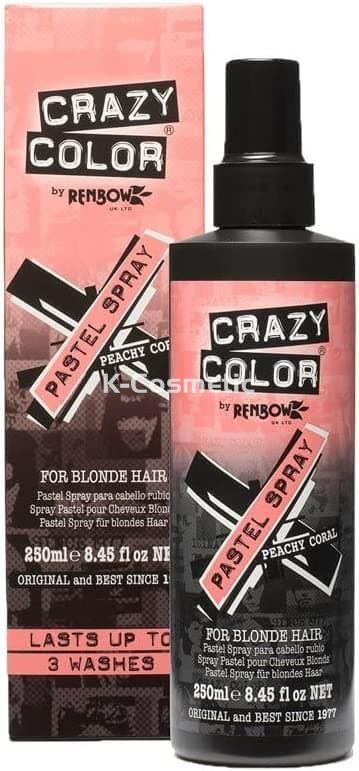 CRAZY COLOR SPRAY PEACHY CORAL 250ML - Imagen 1