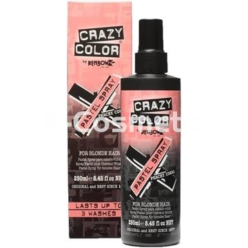 CRAZY COLOR SPRAY PEACHY CORAL 250ML - Imagen 1