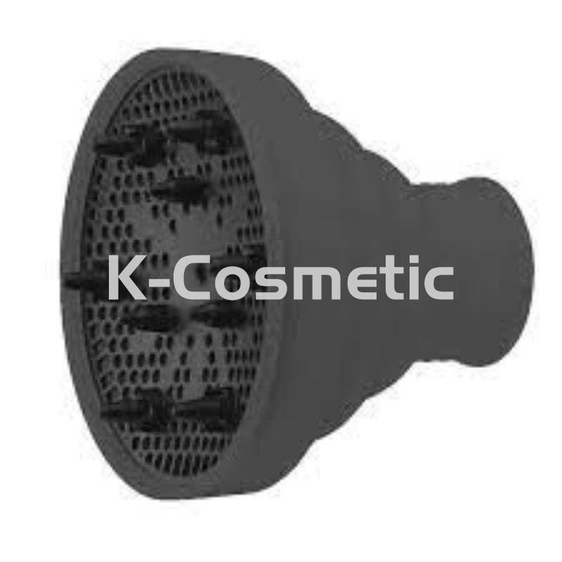 DIFUSOR UNIVERSAL DE SILICONA PLEGABLE NEGRO - Imagen 1