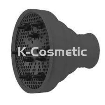 DIFUSOR UNIVERSAL DE SILICONA PLEGABLE NEGRO - Imagen 1