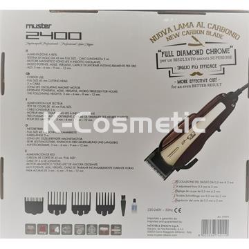 MAQUINA CORTAPELOS 2400 MUSTER - Imagen 2