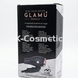 MINI SECADOR GLAMU TOURMALINE EDITION NEGRO 1000W - Imagen 1