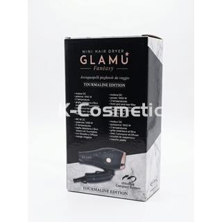 MINI SECADOR GLAMU TOURMALINE EDITION NEGRO 1000W - Imagen 1