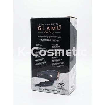 MINI SECADOR GLAMU TOURMALINE EDITION NEGRO 1000W - Imagen 1