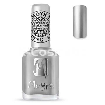 MOYRA ESMALTE PARA STAMPING PLATA SP.25 12ML - Imagen 1