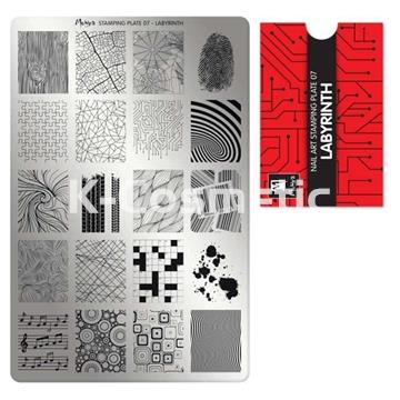 MOYRA PLACA STAMPING Nº07 LABYRINTH - Imagen 1