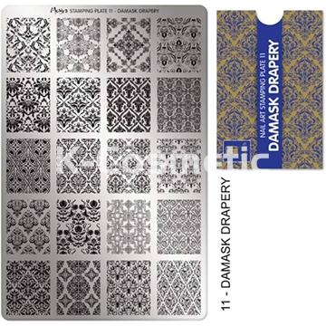 MOYRA PLACA STAMPING Nº11 DAMASK DRAPERY - Imagen 1