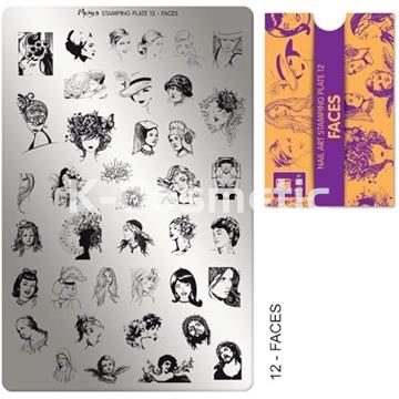 MOYRA PLACA STAMPING Nº12 FACES - Imagen 1