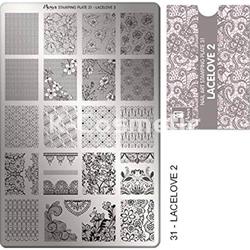 MOYRA PLACA STAMPING Nº31 LACELOVE 2 - Imagen 1