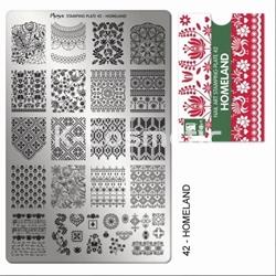 MOYRA PLACA STAMPING Nº42 HOMELAND - Imagen 1