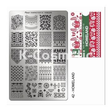 MOYRA PLACA STAMPING Nº42 HOMELAND - Imagen 1