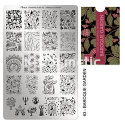 MOYRA PLACA STAMPING Nº63 BAROQUE GARDEN - Imagen 1