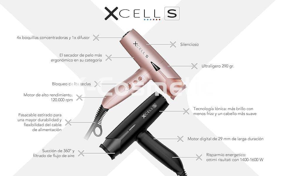 SECADOR GAMMA+ XCELL S GOLD ROSE - Imagen 1