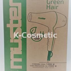 SECADOR GREEN HAIR ECO POWER MUSTER NEGRO - Imagen 1