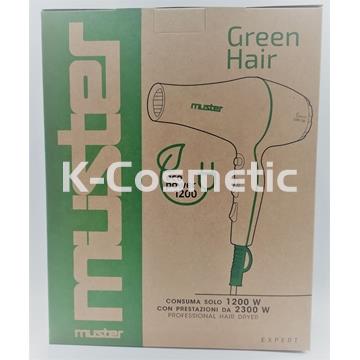 SECADOR GREEN HAIR ECO POWER MUSTER NEGRO - Imagen 1