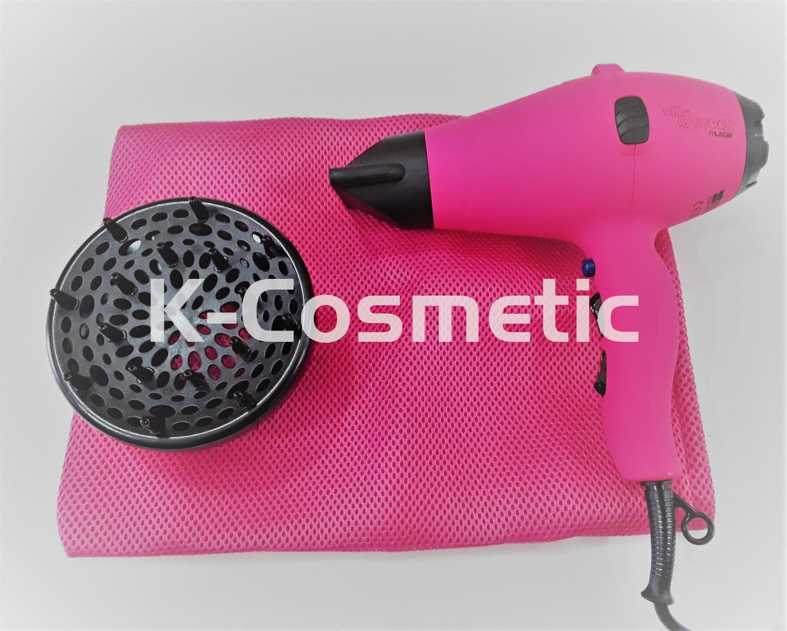 SECADOR NIÑO CARTOON MUSTER FUCSIA - Imagen 1